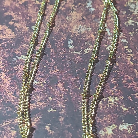 Sweet Layered Knotted Gold Plated Chain - Picture 5 of 5
